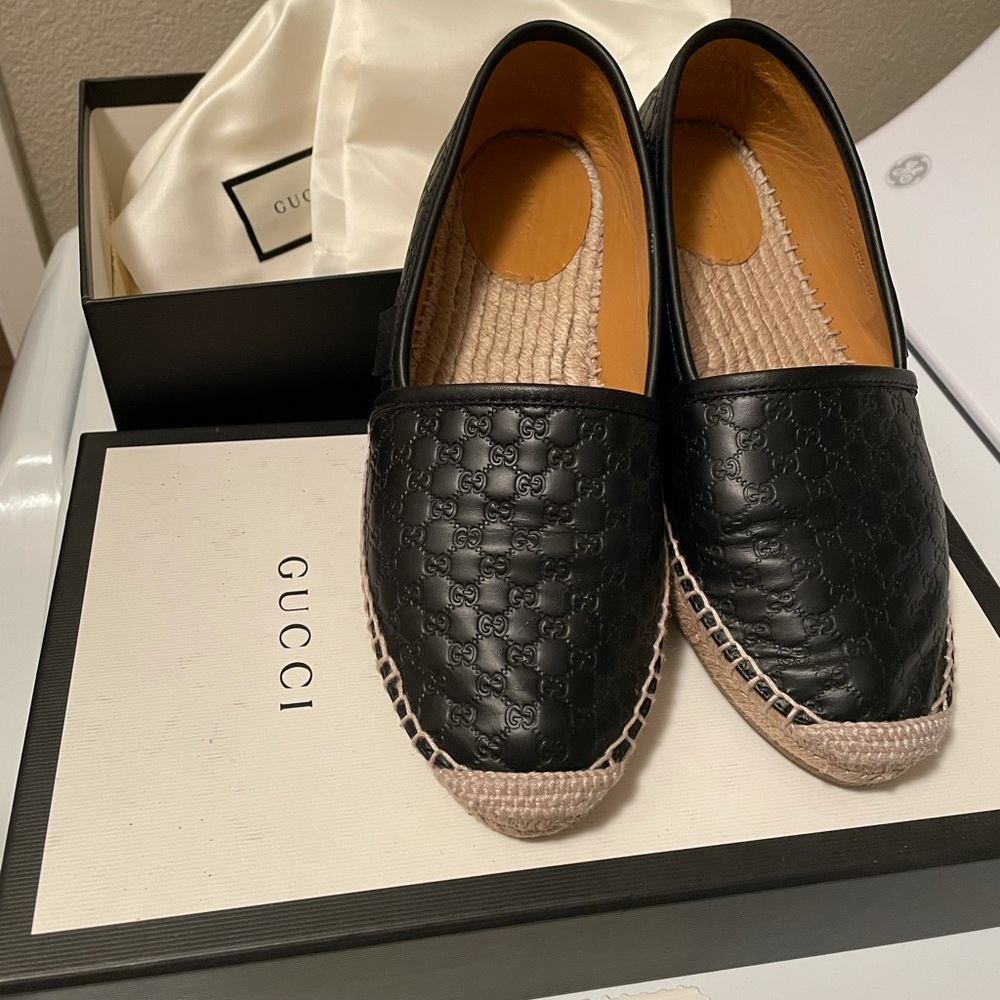 MICROGUCCISSIMA SIGNATURE ESPADRILLES